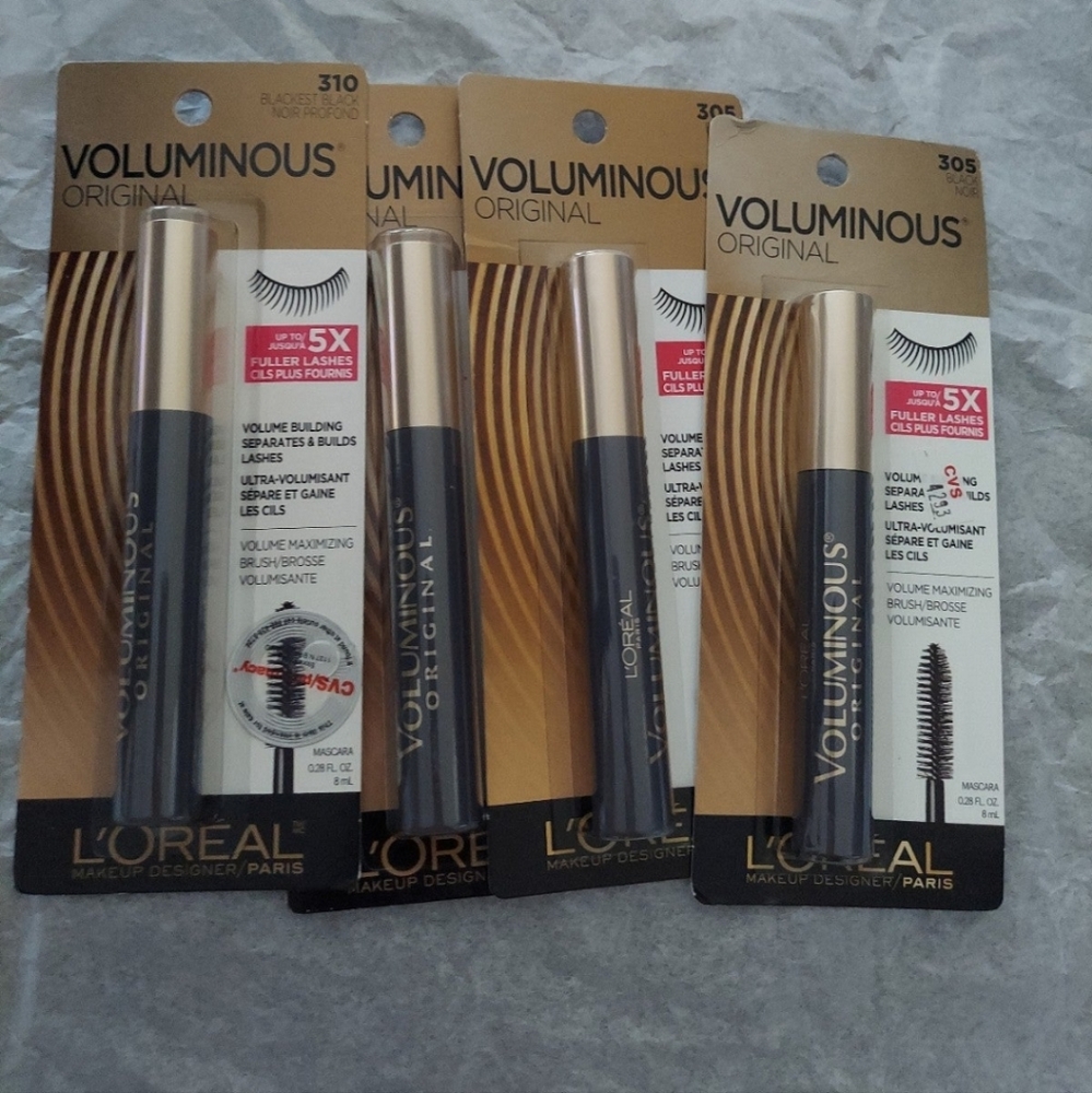 COPY - L'OREAL VOLUMINOUS Original Mascara  black bundle new